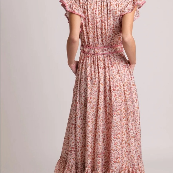 Sabina Musayev Jennifer Floral Ginger Print Maxi Dress size Medium - Picture 6 of 11